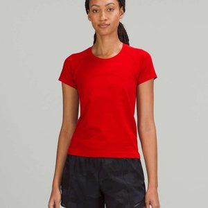 Lululemon Swiftly Tech Short Sleeve 2.0 *Race Length - Red